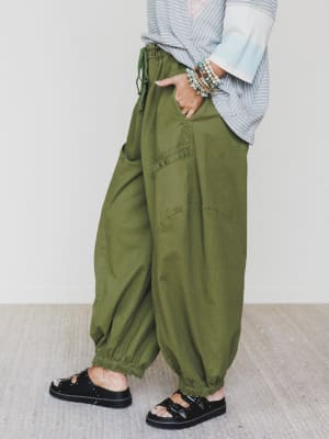 Better Than Ever Pants - Olive L / Olive