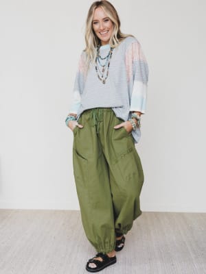 Better Than Ever Pants - Olive L / Olive
