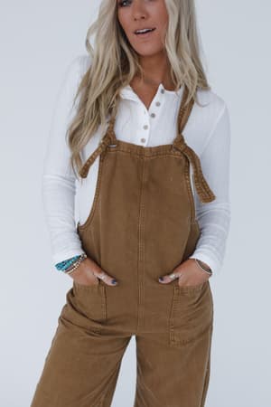 elliot-knotted-overalls-camel/Camel