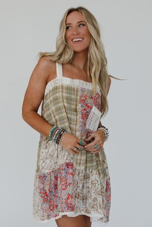 golden-fields-patchwork-dress-green/Green