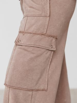 It's a Match Wide Leg Pants - Mocha Mousse L / Mocha Mousse