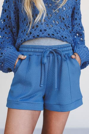 one-with-it-shorts-blue/Dusty Blue