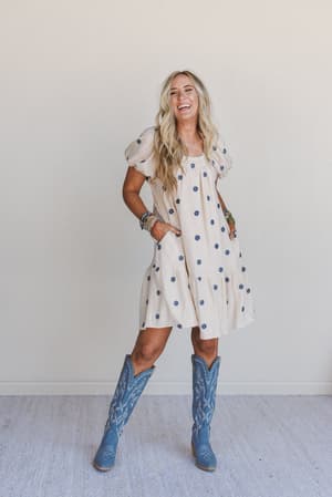 Savanna Spots Dress: undefined