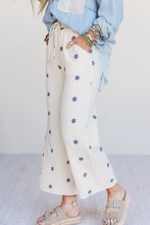 Savanna Spots Drawstring Pants: undefined