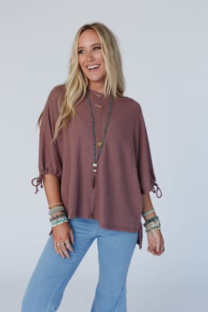 The Nest Little Lark Puff Sleeve Tee: undefined