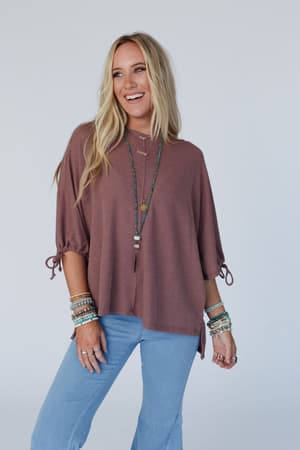 The Nest Little Lark Puff Sleeve Tee: undefined
