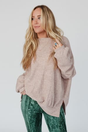 The Nest Brayden Oversized Pullover: undefined