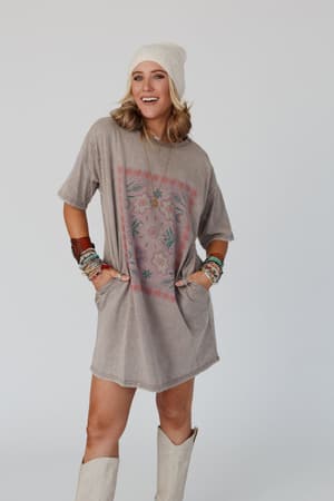 fall-blossoms-tee-dress-mocha/Mocha