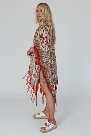 riviera-border-print-kimono-rust/Rust