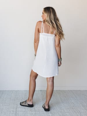 In A Mini Dress - White S / White