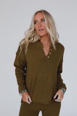 sierra-slumber-waffle-knit-set-olive/Olive