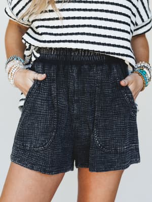 Sunkissed Wander Shorts - Ash Black S / Ash Black