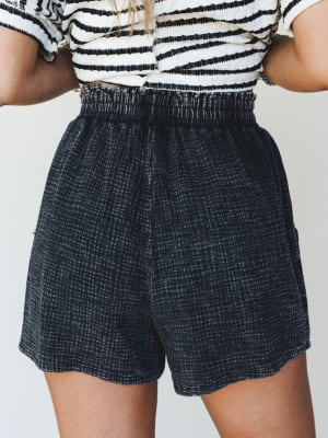 Sunkissed Wander Shorts - Ash Black S / Ash Black
