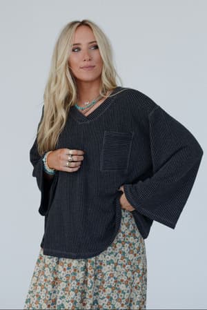 The Nest All You Need Textured Top: undefined