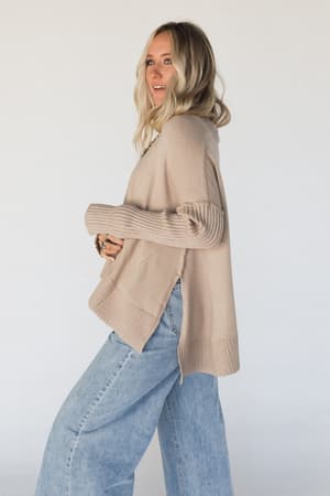 romeo-ribbed-pullover-taupe/Taupe