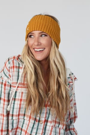 Sadia Embroidered Head Wrap: undefined