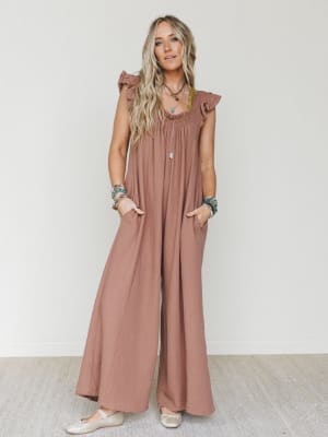Calm Waves Jumpsuit: undefined