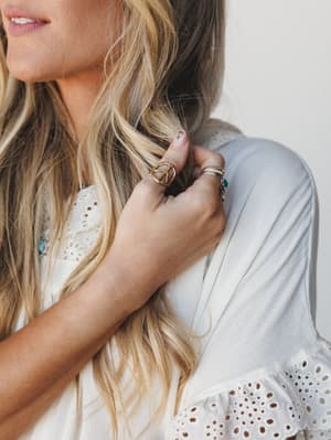 Skye Peace Ring - Gold OS / Gold