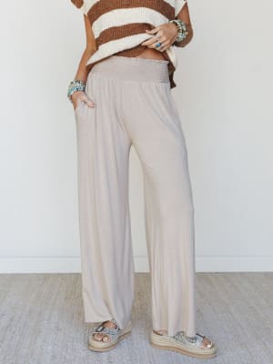 Comfort Above Wide Leg Pants: undefined