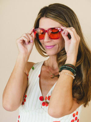 Sunny Side Sunglasses - Red OS / Red
