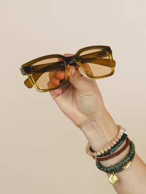 Bright Out Sunglasses - Olive OS / Olive