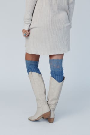 becca-knee-high-socks-blue/Blue