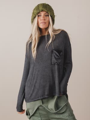 Here To There Pocket Tee: undefined