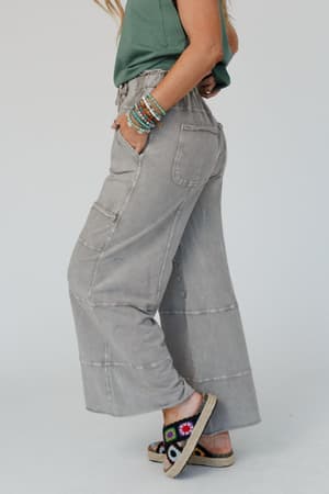 lucky-one-wide-leg-full-pant-olive/Olive Gray