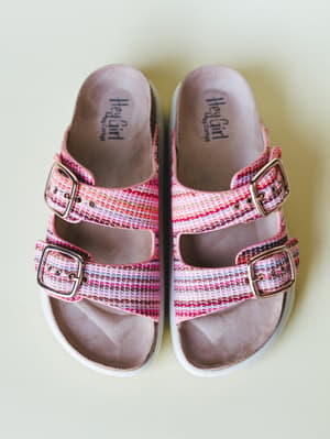 Rumor Has It Sandals - Pink Multi 6 / Pink Multi