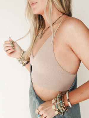 Sweet Mornings Bralette - Dark Taupe S/M / Dark Taupe