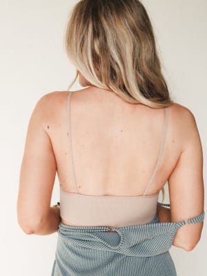 Sweet Mornings Bralette - Dark Taupe S/M / Dark Taupe