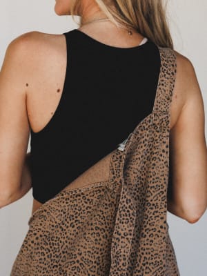 High Neck Seamless Brami - Black S/M / Black