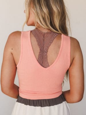 Keep It Simple Brami - Peach Sorbet S/M / Peach Sorbet