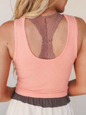 Keep It Simple Brami - Peach Sorbet S/M / Peach Sorbet