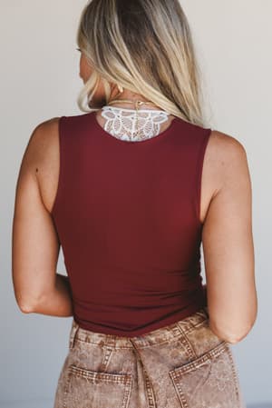 hot-take-double-layer-tank-burgundy/Burgundy