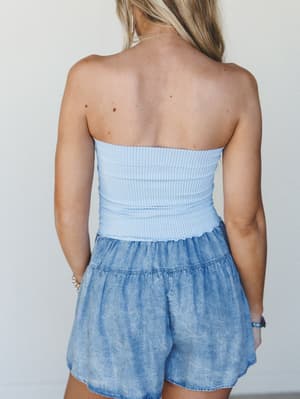 Calm Days Brami Top - Spa Blue S/M / Spa Blue