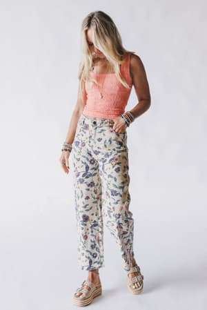 botanical-garden-pants-khaki/Brown