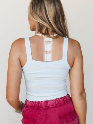 Off to Sail Stripe Brami - Powder Blue Cream S/M / Powder Blue Cream