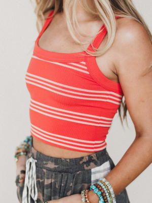 Off to Sail Stripe Brami - Summer Fig Ivory M/L / Summer Fig Ivory