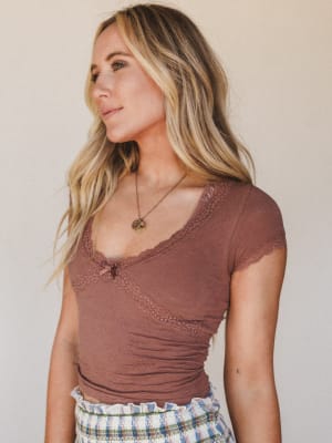 Rose Pedals Cami Top - Dusty Plum S/M / Dusty Plum