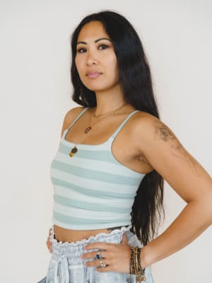 Daylight Stripes Brami - Dusty Mint M/L / Dusty Mint