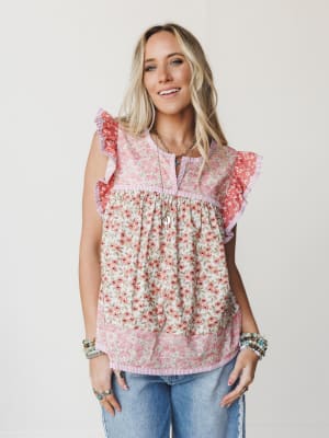 Meadow Maze Blouse: undefined