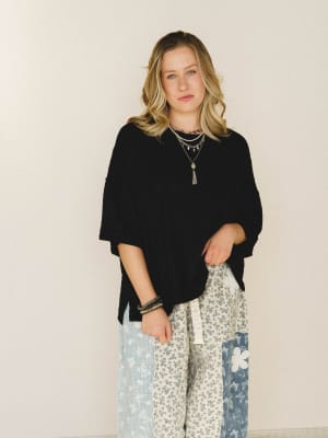 Morning Basics Tee - Black L / Black