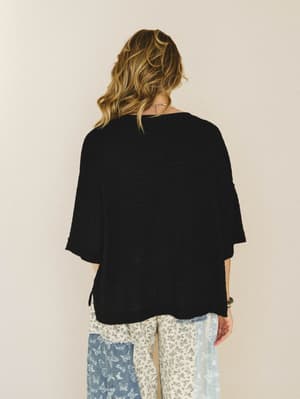 Morning Basics Tee - Black L / Black