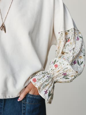 Summer Dreaming Blouse - Cream S / Cream