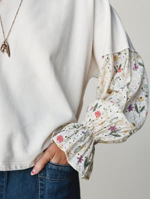 Summer Dreaming Blouse - Cream S / Cream