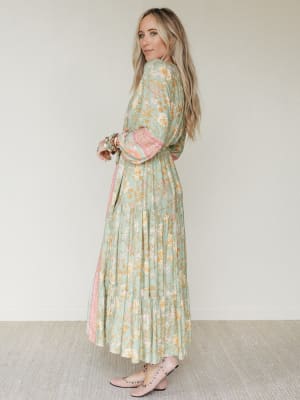 Lost in The Wind Maxi Dress - Sage L / Sage