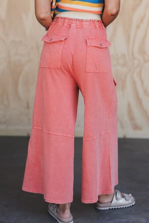the-nest-cargo-cascade-wide-leg-pants-carnation/Orange
