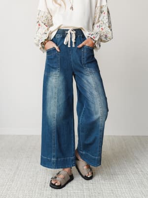 Till Dawn Pants - Denim S / Denim