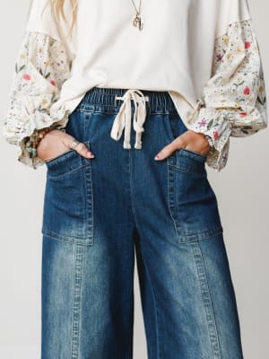 Till Dawn Pants - Denim S / Denim